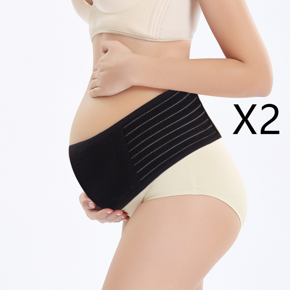 Mid-Pregnancy Abdominal Support Belt – Adjustable Maternity Belly Band for Lower Back & Pelvic Pain Relief