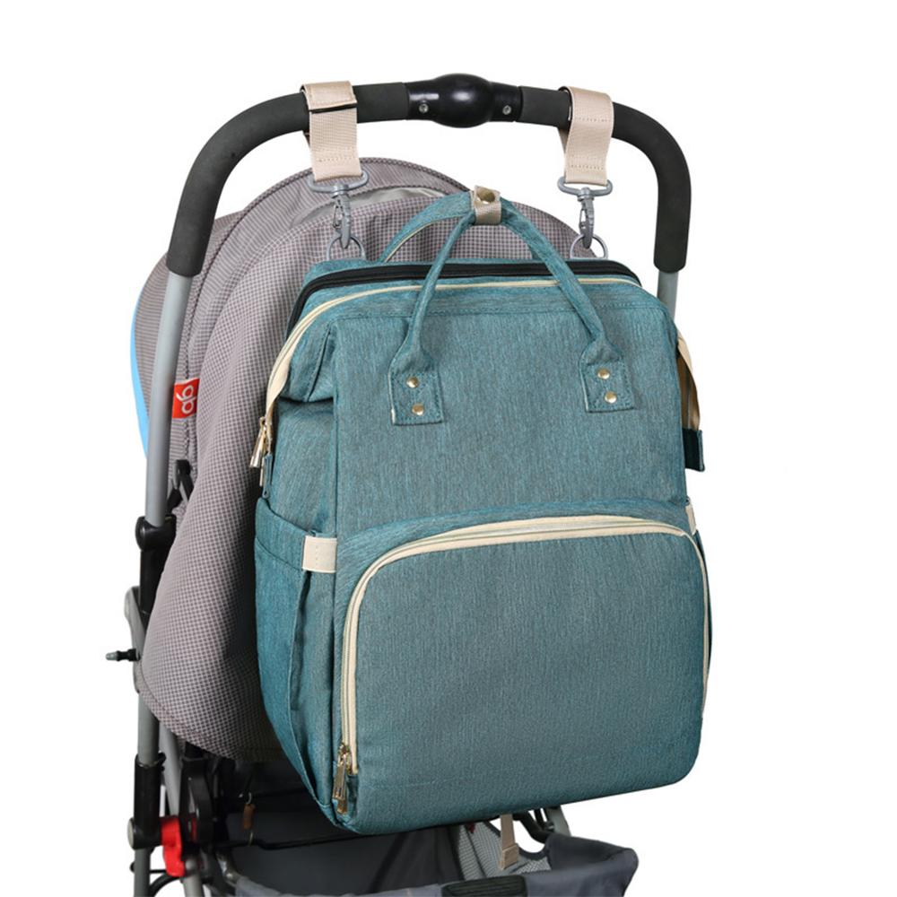 4-in-1 Convertible Baby Diaper Bag Backpack – Lightweight Travel Storage with Built-In Baby Bed