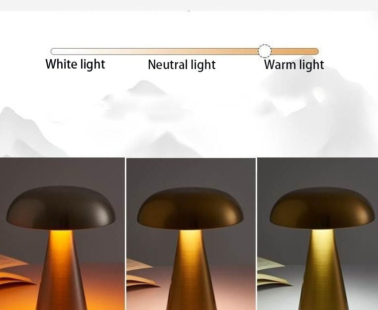 Retro Touch-Control Bar Table Lamp – Rechargeable Eye-Care Night Light