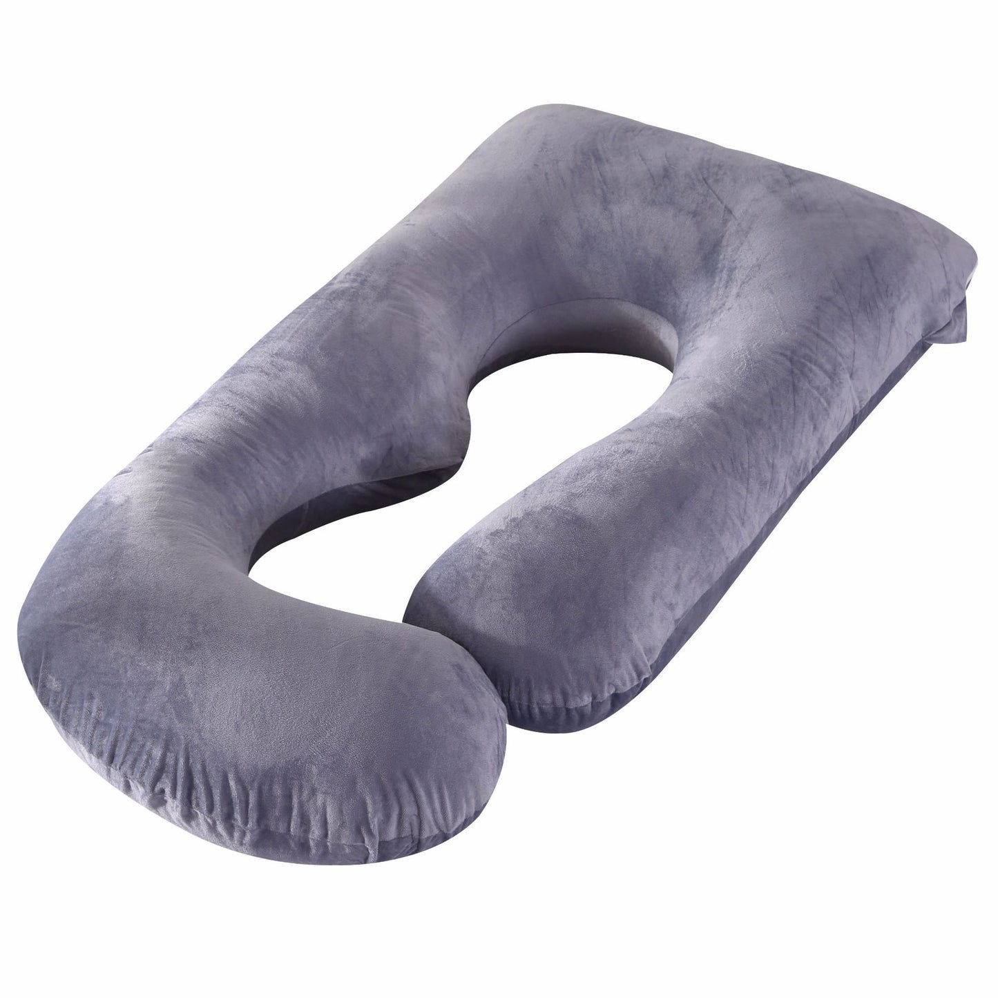 Pregnancy Pillow – Detachable Crystal Velvet G-Type Side-Lying Waist Protection Pillow for Expectant Mothers