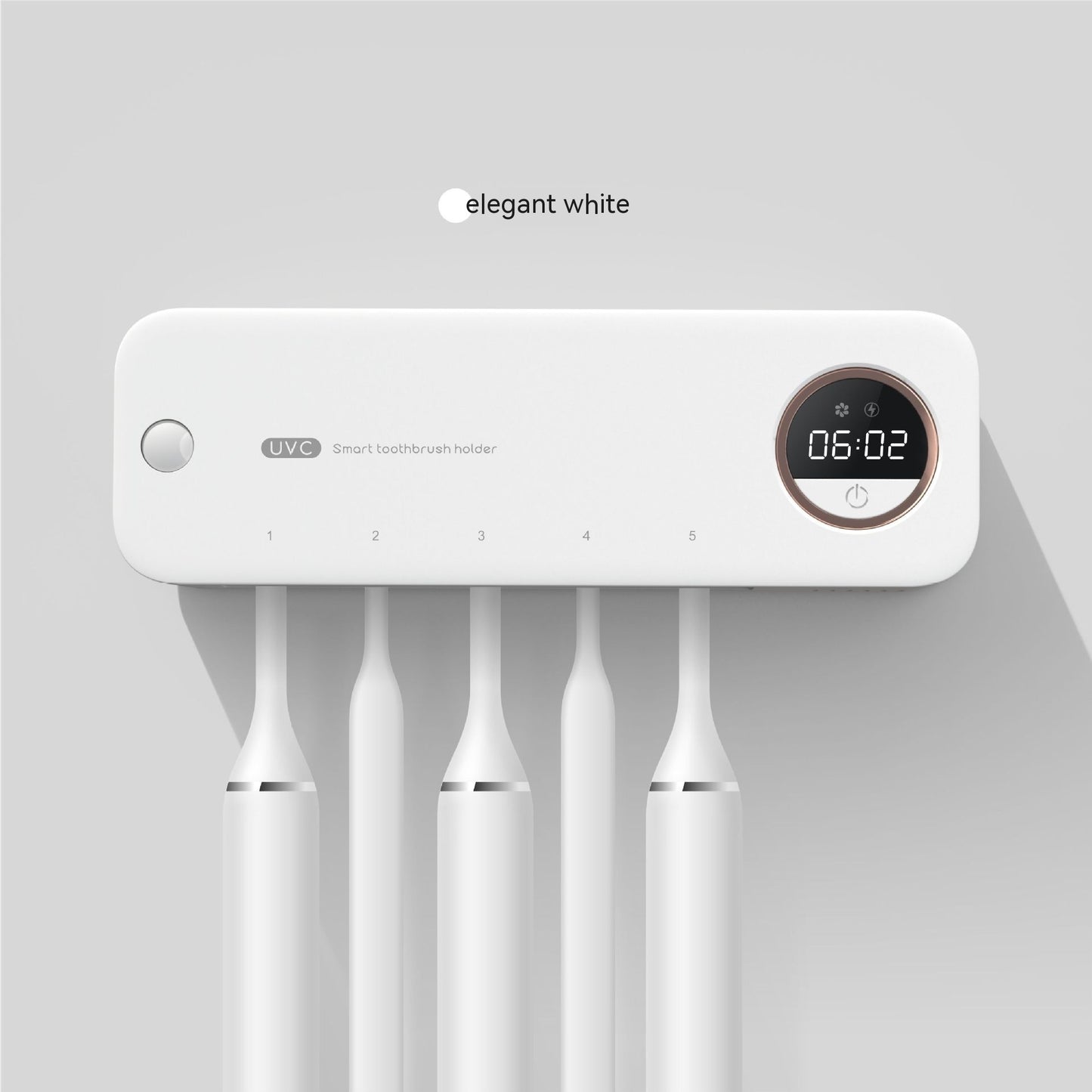 Smart Toothbrush UV Sterilizer – 2-in-1 Disinfection Holder