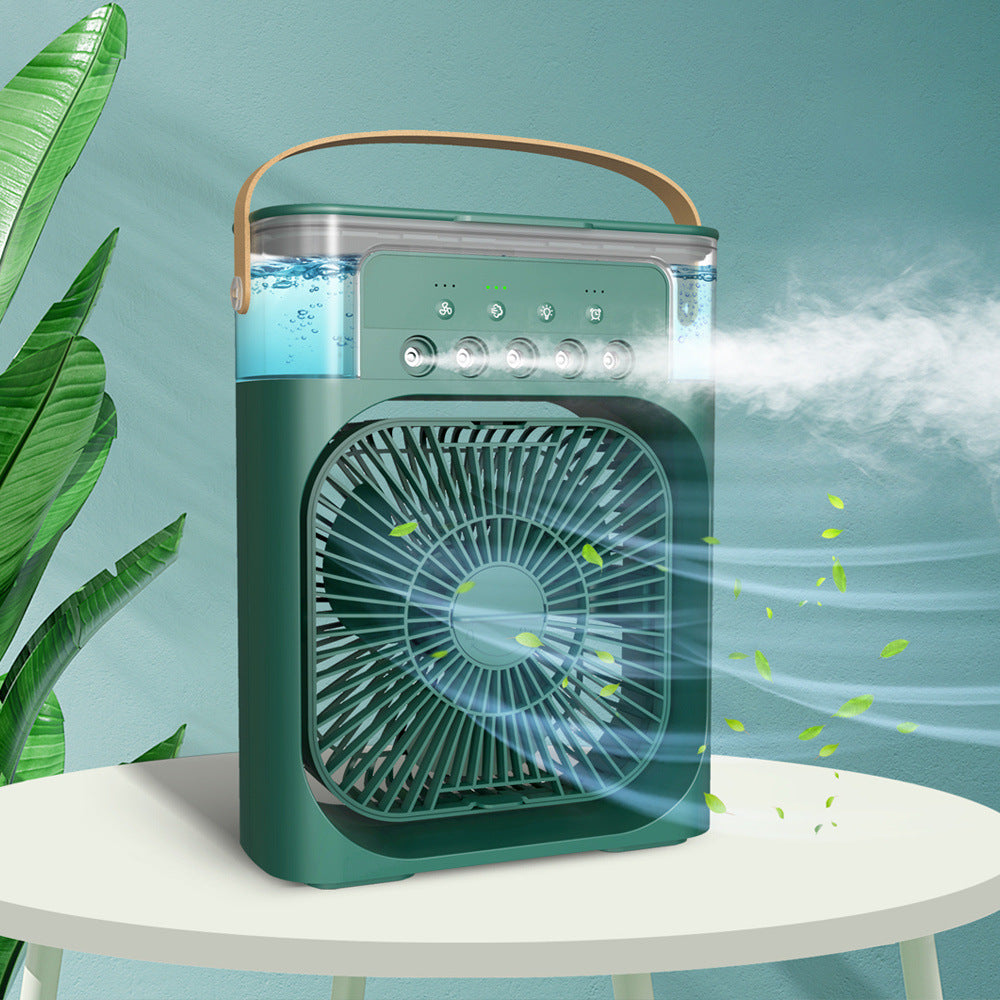 USB Desktop Water-Cooling Spray Fan – Portable Air Conditioner with Humidifier