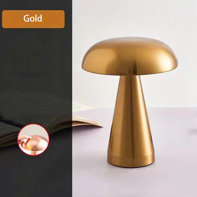 Retro Touch-Control Bar Table Lamp – Rechargeable Eye-Care Night Light