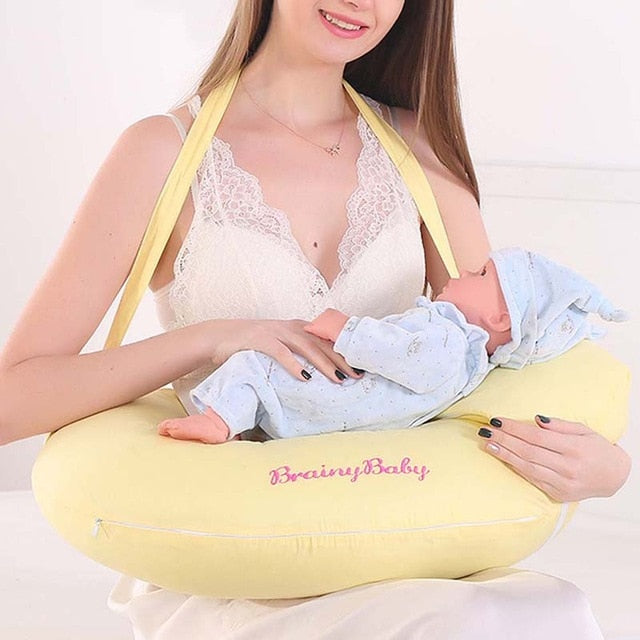 Breastfeeding Pillow – Multifunctional U-Shaped Nursing Pillow for Newborn Feeding & Pregnant Waist Support
