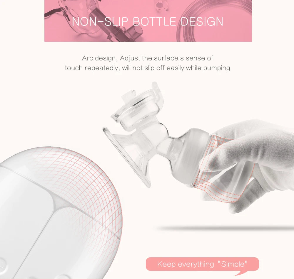 Electric Breast Pump – Unilateral & Bilateral Modes with Manual Silicone Pump for Effortless Breastfeeding