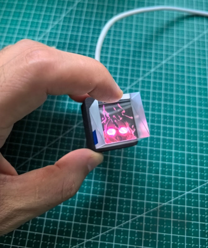 GeekMagic glass clock