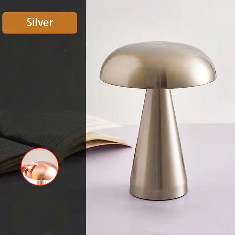 Retro Touch-Control Bar Table Lamp – Rechargeable Eye-Care Night Light