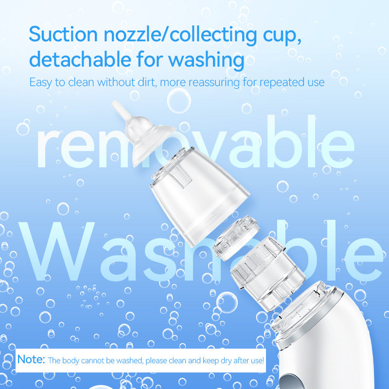 Electric Nasal Aspirator for Babies & Kids – Gentle, Rechargeable Mucus Cleaner