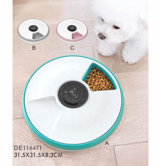 Smart 6‑Meal Automatic Pet Feeder – Programmable Cat & Dog Food Dispenser
