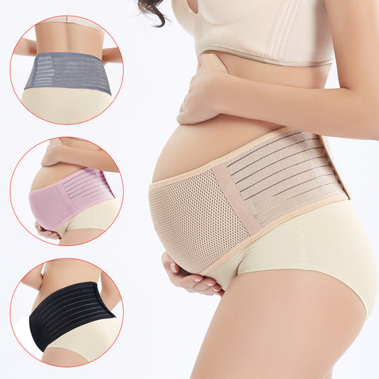 Mid-Pregnancy Abdominal Support Belt – Adjustable Maternity Belly Band for Lower Back & Pelvic Pain Relief
