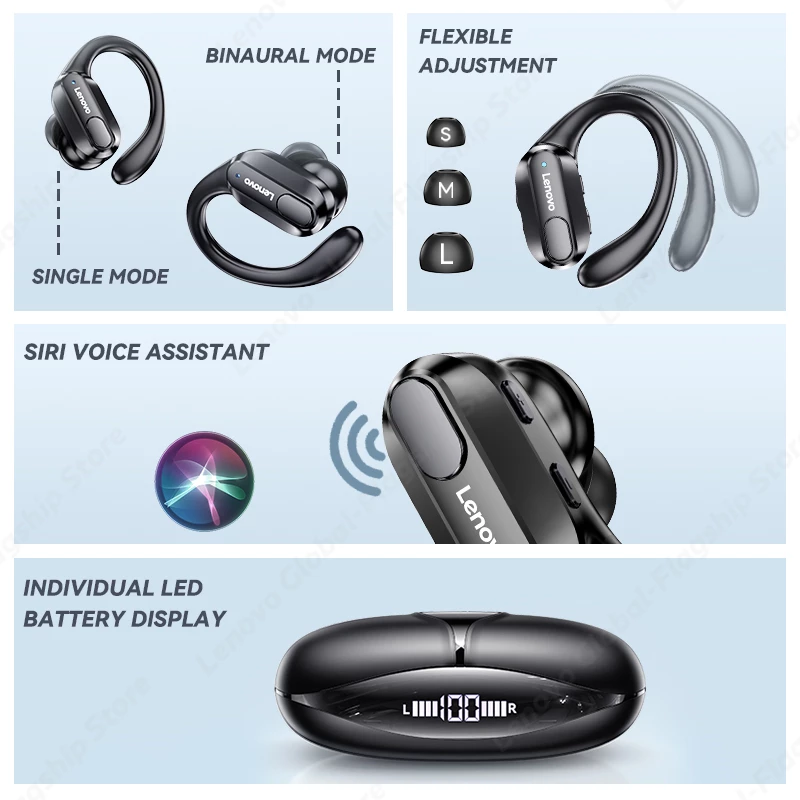 XT80 Bluetooth Wireless Earphones – Over-Ear, Noise-Canceling, Ultra-Long Battery