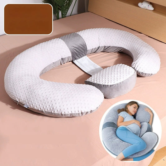 Pregnancy High Rebound Wrapped Body Support Lazy Pillow – Full Body Maternity Pillow for Side Sleeping & Relaxation