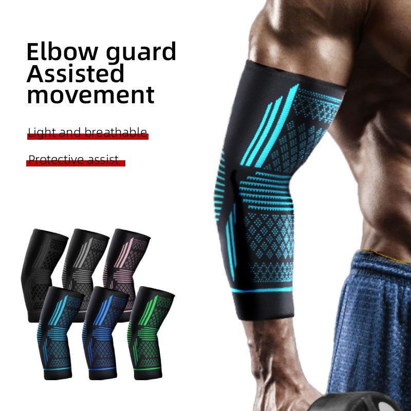 Sports Elbow Protection Sleeve – Four-Way Elastic Compression Support