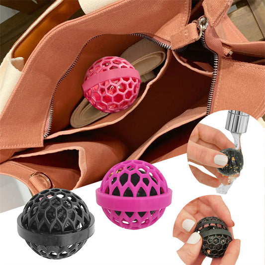 Sticky Bag Cleaning Ball – Purse & Backpack Reusable Dust Collector for Hair, Crumbs, and Dirt