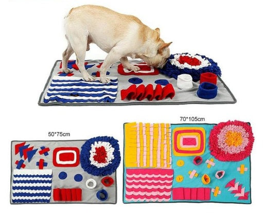 Pet Sniffing & Foraging Training Blanket – Dog Feeding Activity Mat