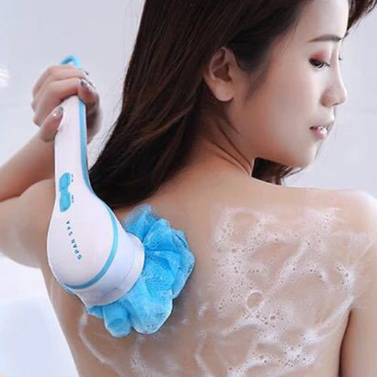 5-in-1 Electric Spin Shower Brush – Exfoliating, Massaging, and Deep Cleansing Body Tool