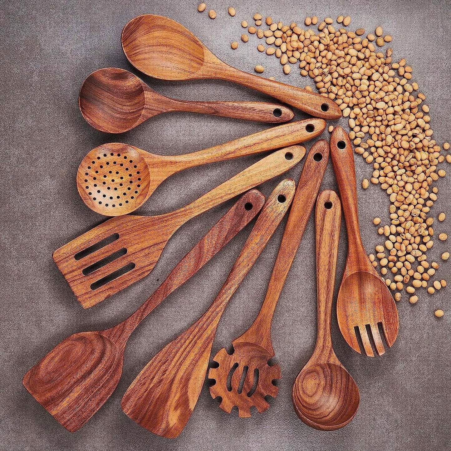 Oakwood kitchen spoons