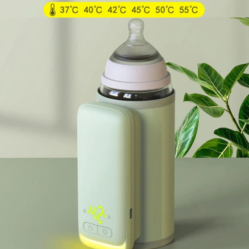 USB Rechargeable Bottle Warmer Bag – Portable Milk Heater & Insulation Cover