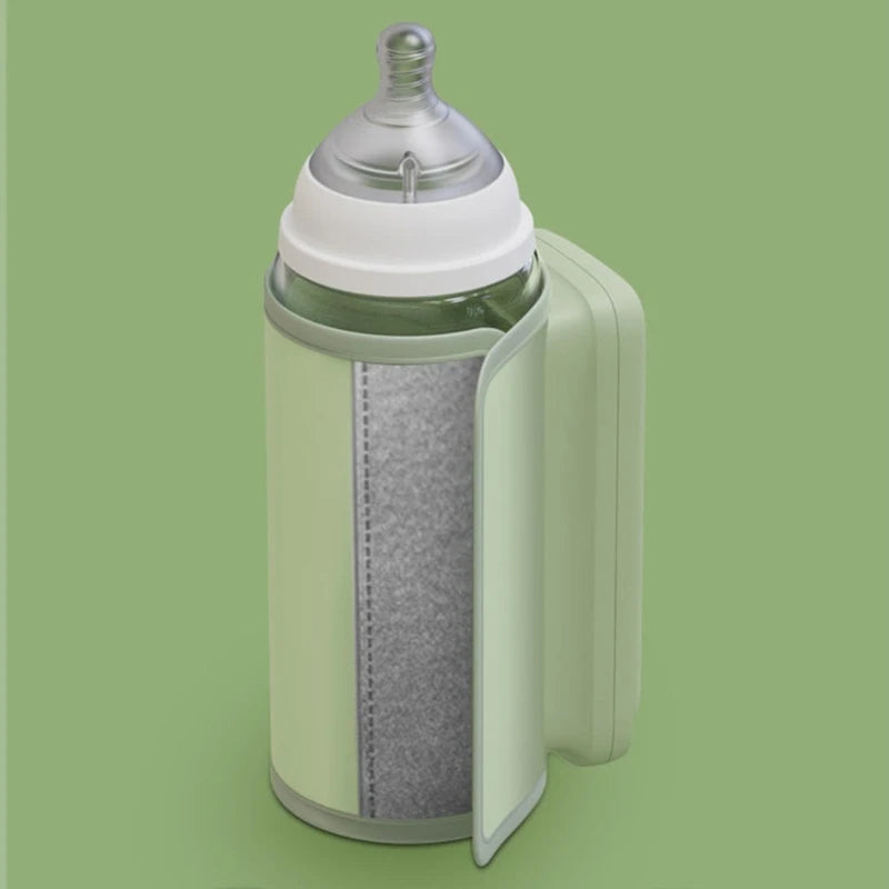 USB Rechargeable Bottle Warmer Bag – Portable Milk Heater & Insulation Cover