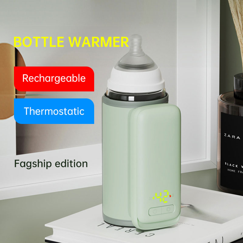 USB Rechargeable Bottle Warmer Bag – Portable Milk Heater & Insulation Cover