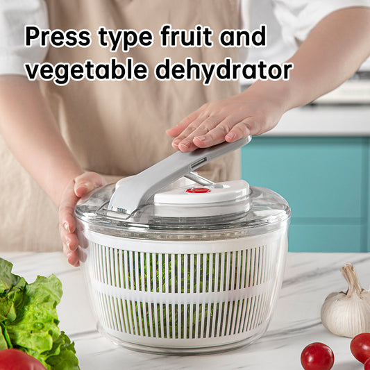 3-in-1 Salad Spinner & Dryer – Wash, Spin, Serve with Ease
