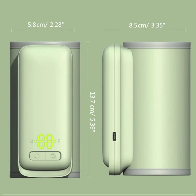 USB Rechargeable Bottle Warmer Bag – Portable Milk Heater & Insulation Cover