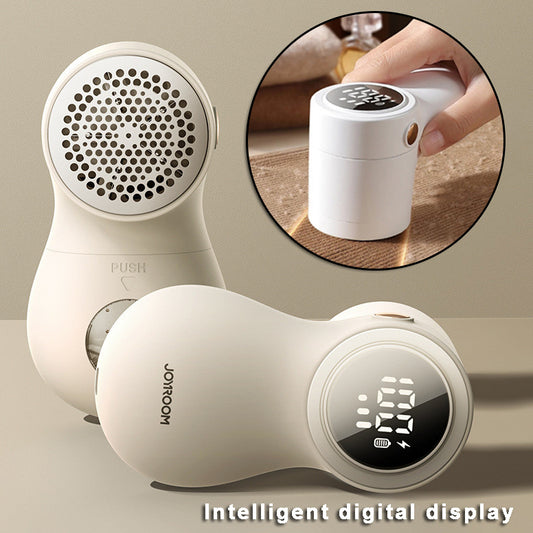 Electric Fabric Lint Remover – Smart LED Display & USB Rechargeable