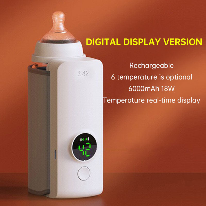 USB Rechargeable Bottle Warmer Bag – Portable Milk Heater & Insulation Cover
