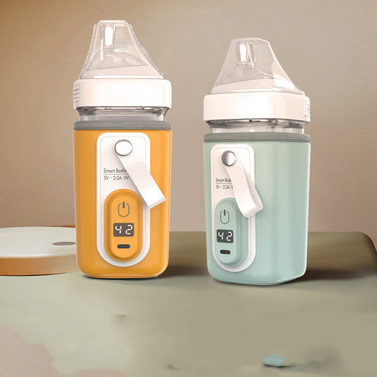 Baby Bottle Insulation & Heating Cover – Constant Temperature Milk Warmer for Newborns