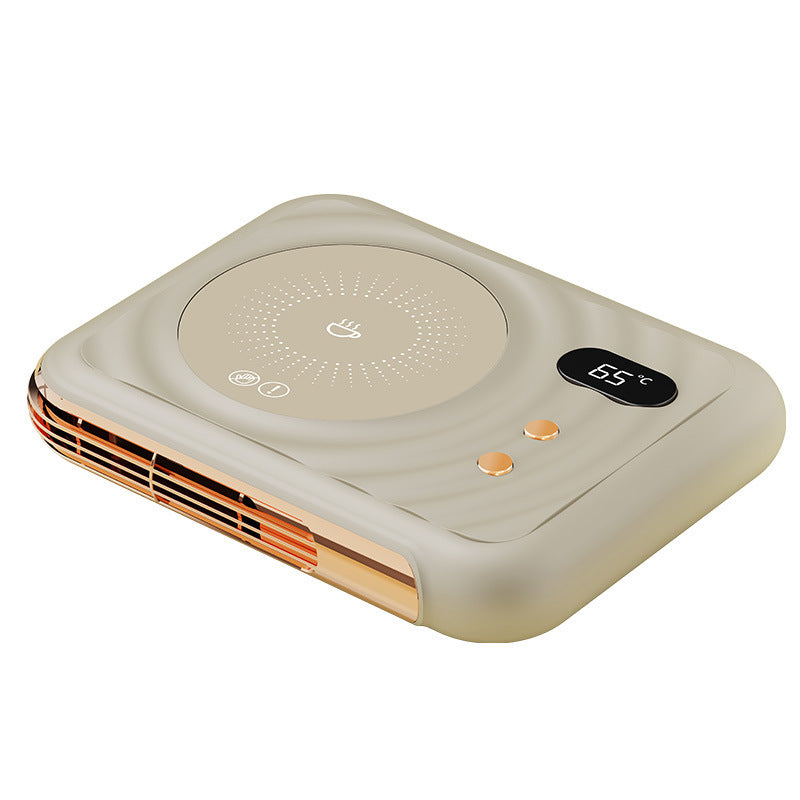 2-in-1 Desk Heater & Mug Warmer – Stay Warm & Keep Drinks Hot