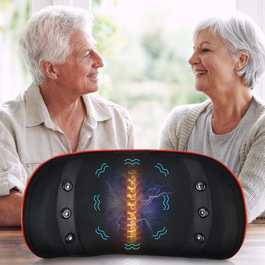 Intelligent Pulse Lumbar Massager – Electric Heating Back Support Cushion