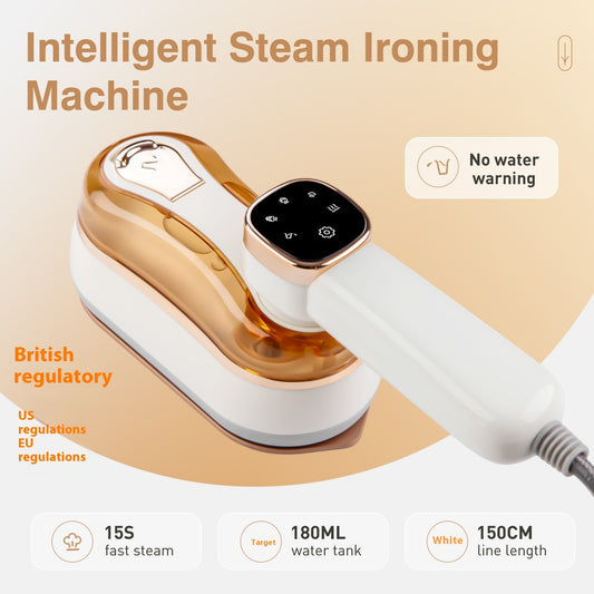 Compact LCD Garment Steamer for Wrinkle-Free Clothes On-the-Go