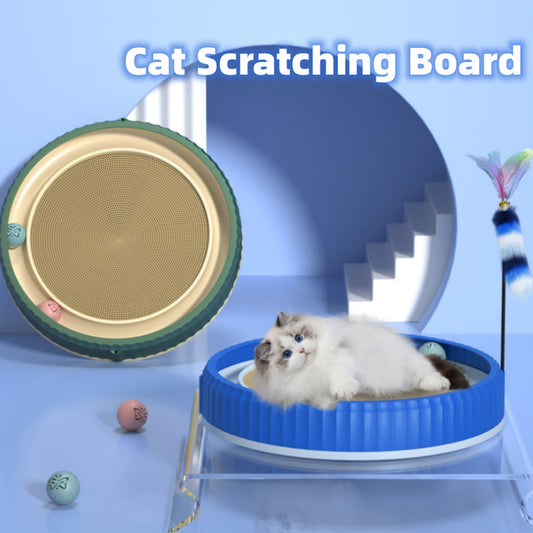 Round Cat Scratching Board – Durable Claw Grinder & Furniture Protector
