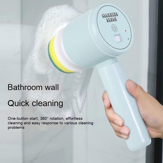 Electric Spin Scrubber for Floor & Bathroom – Handheld Deep Cleaning Brush