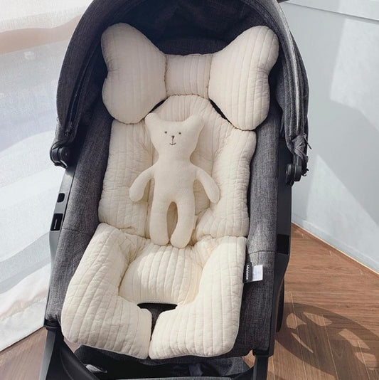 Universal Baby Stroller Cushion – All-Season Thickened Cotton Liner for Comfort & Support